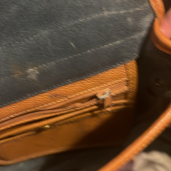 Vintage dooney and bourke navy saddlebag crossbody - Picture 7 of 14